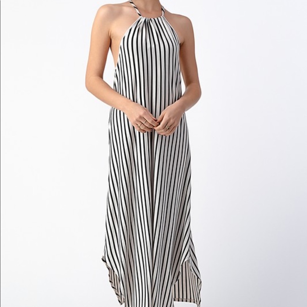Black&White Stripe Maxi
